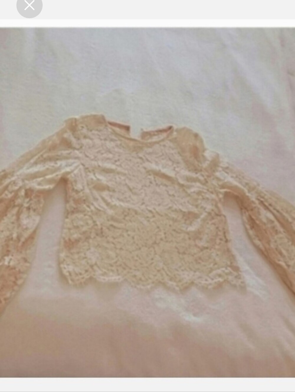 Self portrait lace top size S